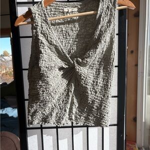 Madewell Textured Sage Green Tank Top